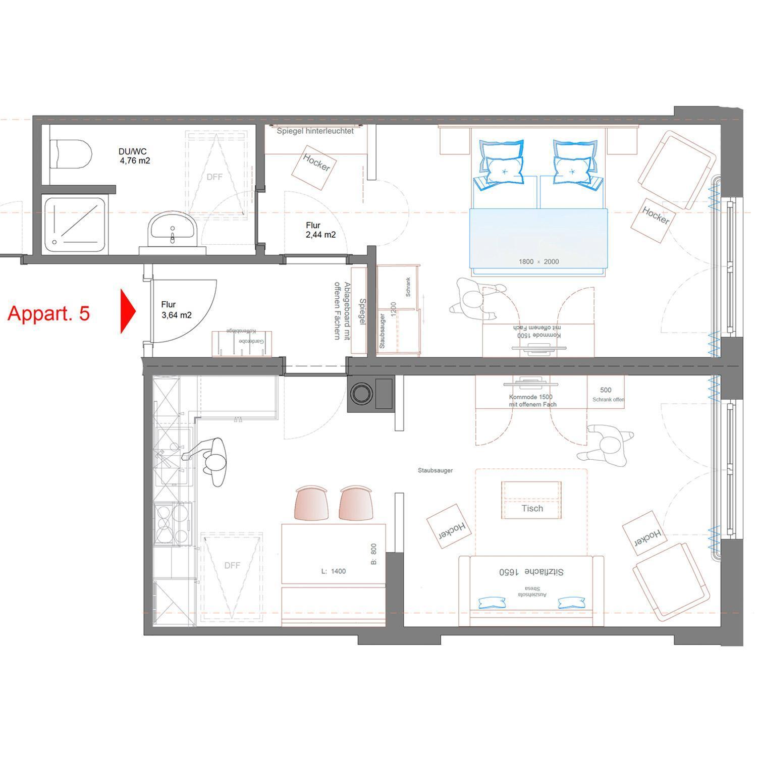 Hubertus Appartements Інцель Номер фото